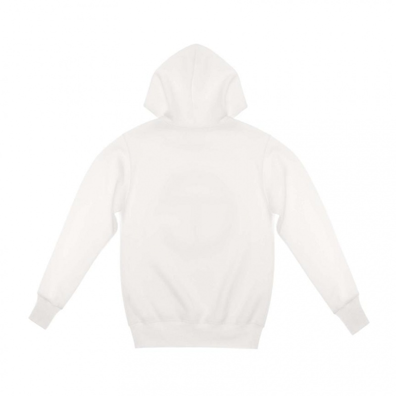 Telfar Embossed Hoodie Wit | NLFM3193