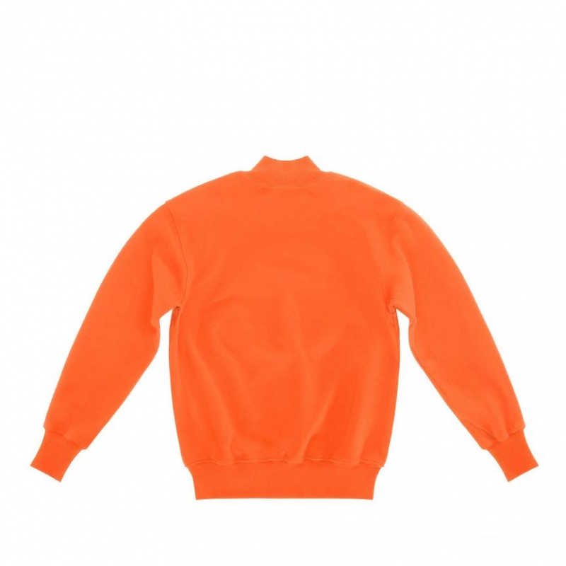 Telfar Embossed Mockneck Hoodie Oranje | NLNB3208