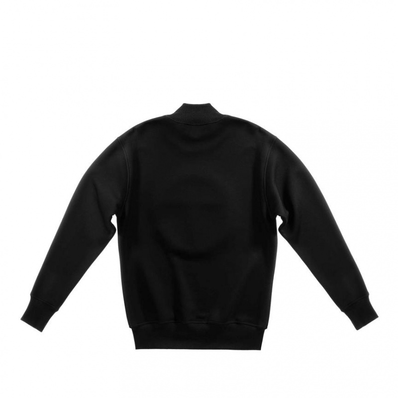 Telfar Embossed Mockneck Hoodie Zwart | NLKI3020