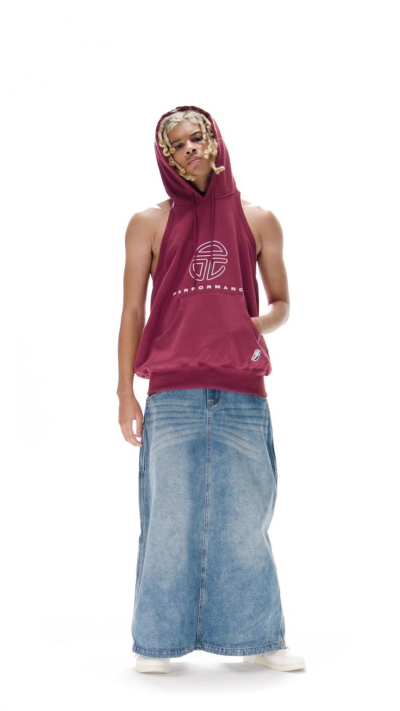 Telfar Halter Hoodie Bordeaux | NLYU3006