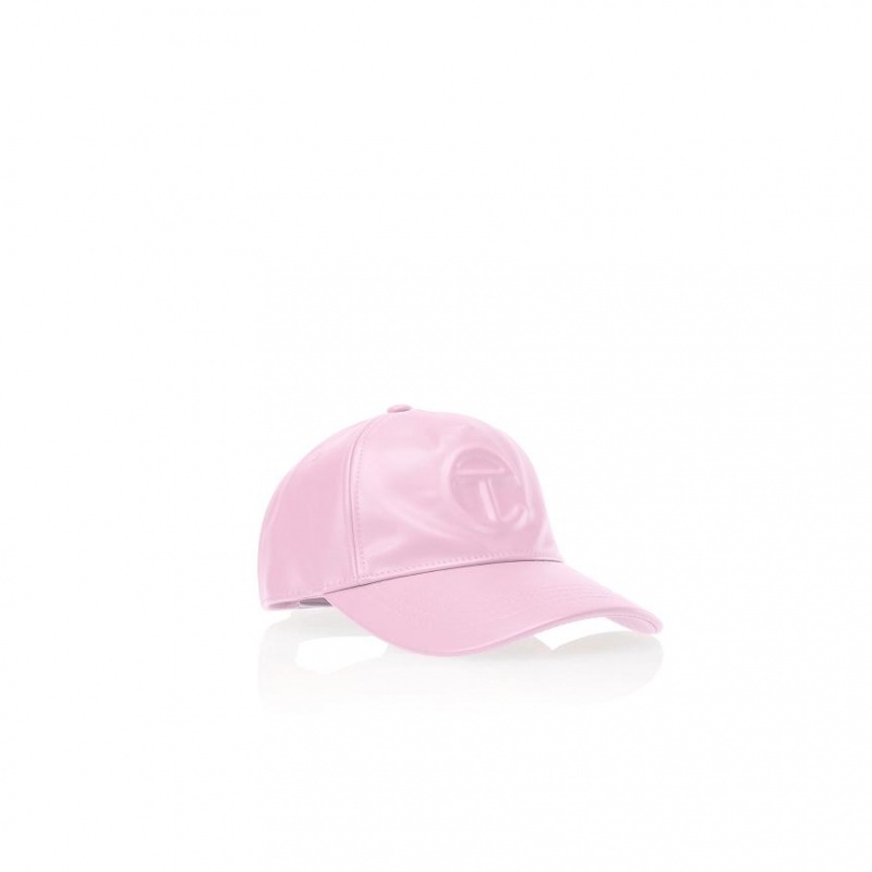 Telfar Hats Logo Embossed L Hoeden Roze | NLAP3125