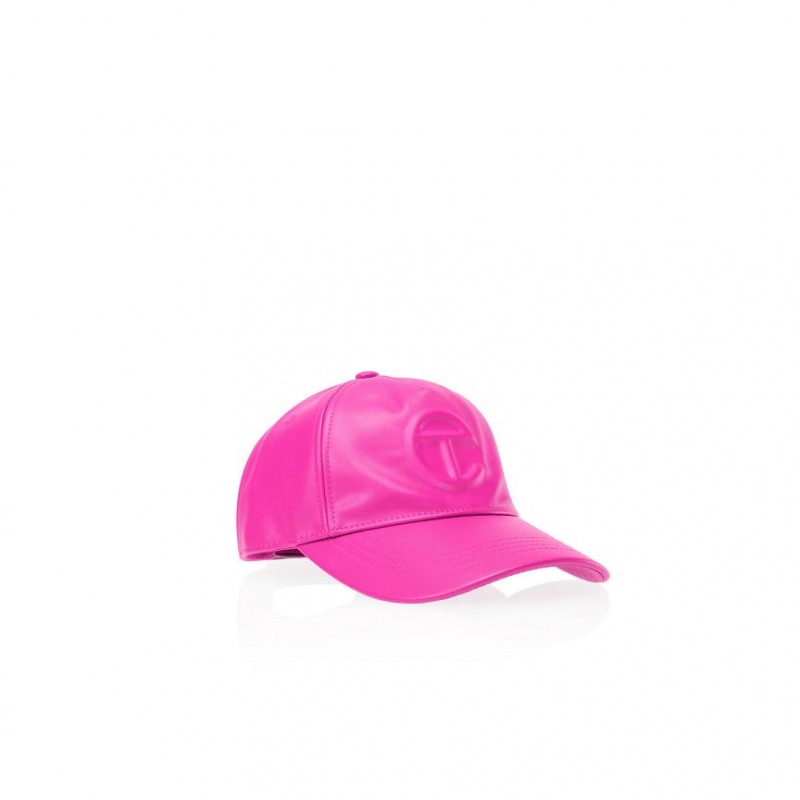 Telfar Hats Logo Embossed M Hoeden Roze | NLSO3124