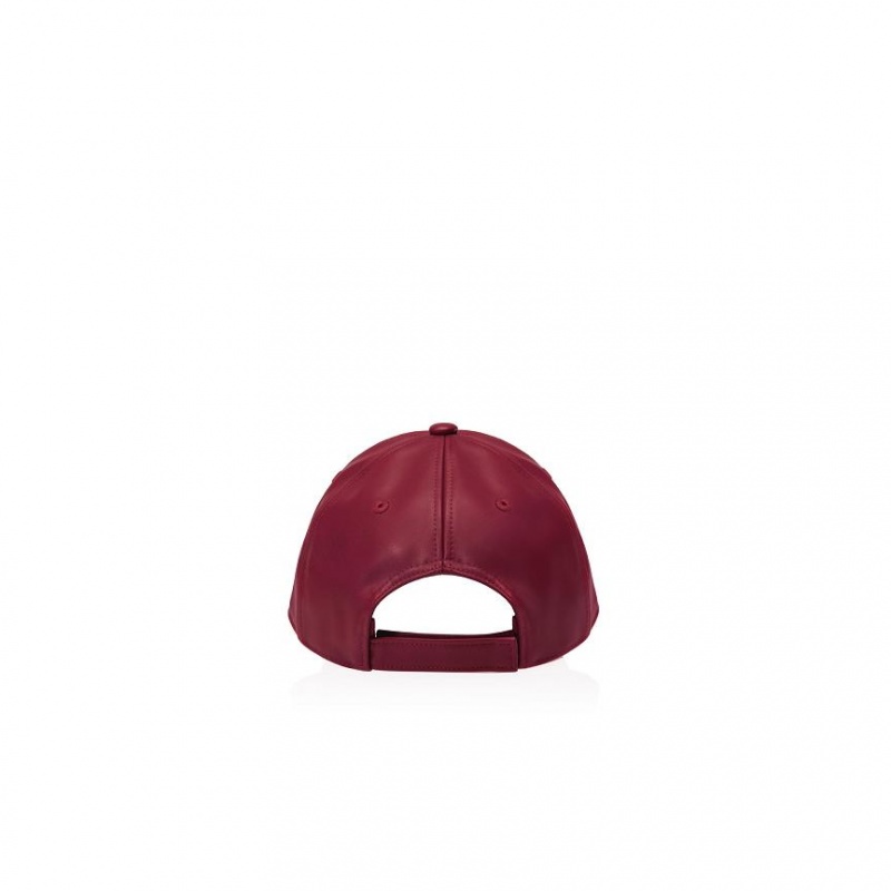 Telfar Hats Logo Embossed O Hoeden Bordeaux | NLFM3122