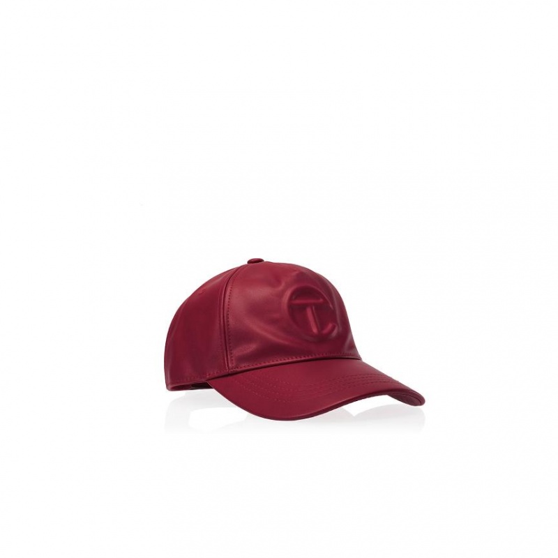 Telfar Hats Logo Embossed O Hoeden Bordeaux | NLFM3122