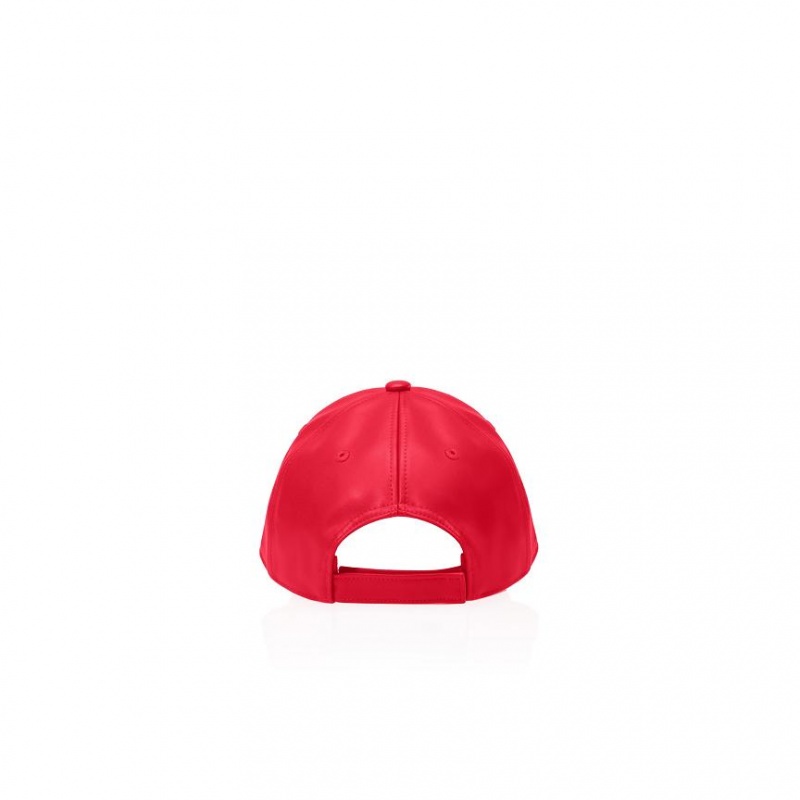 Telfar Hats Logo Embossed P Hoeden Rood | NLGL3121