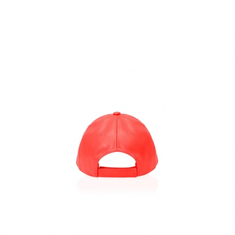 Telfar Hats Logo Embossed Q Hoeden Rood | NLHK3120