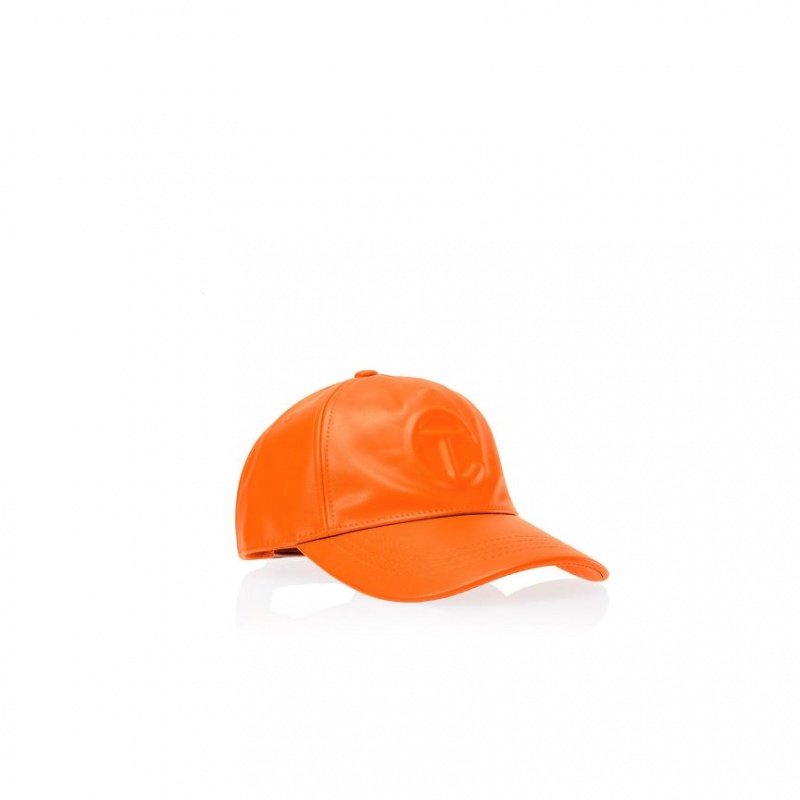 Telfar Hats Logo Embossed R Hoeden Oranje | NLHK3119