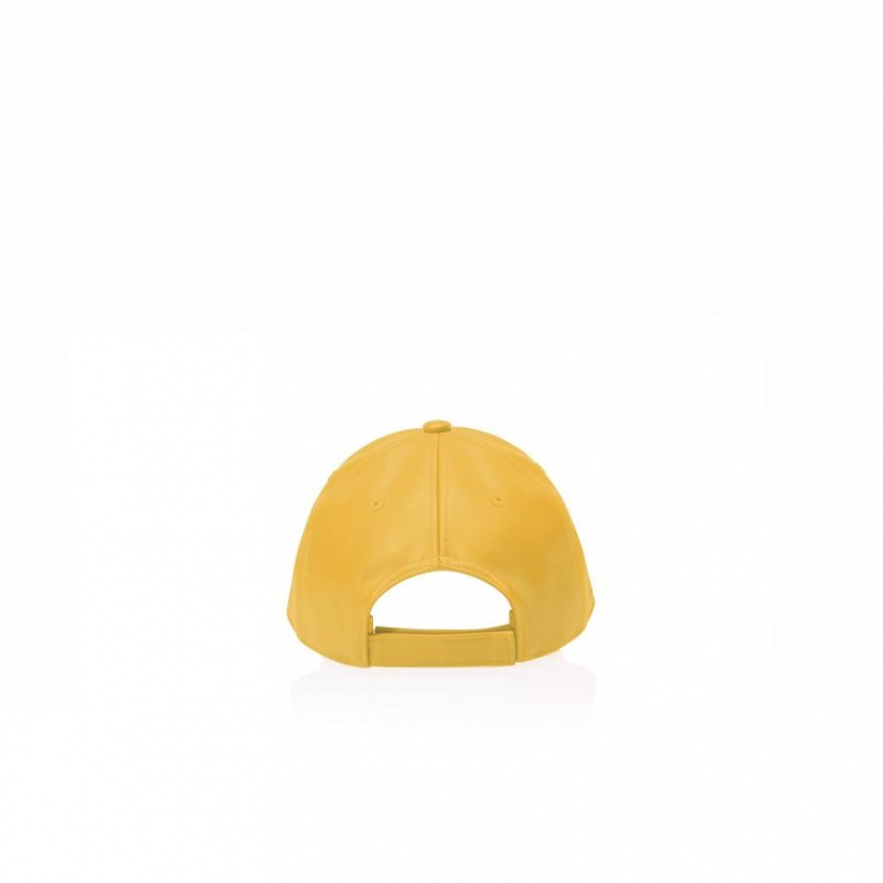 Telfar Hats Logo Embossed T Hoeden Geel | NLKI3117