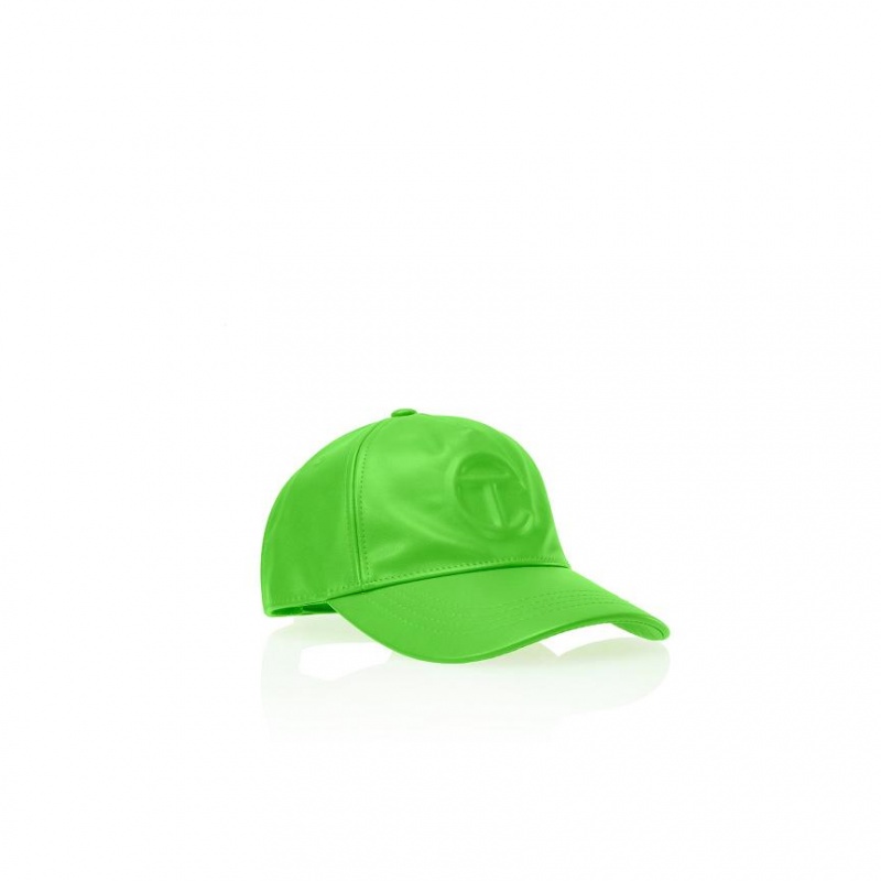 Telfar Hats Logo Embossed W Hoeden Groen | NLXF3114