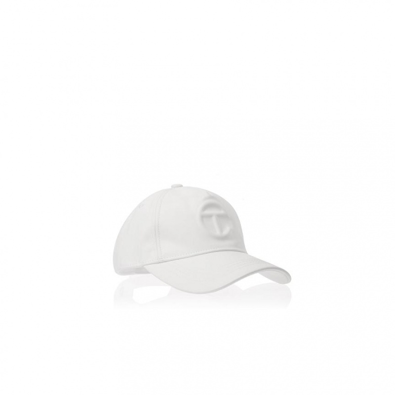 Telfar Hats Logo Embossed Ⅴ Hoeden Wit | NLEX3106