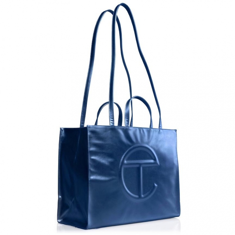 Telfar Large Shopper Tas Diepblauw | NLRW3676