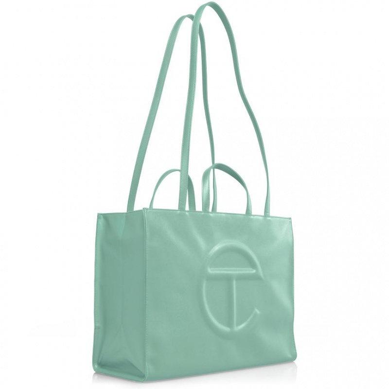 Telfar Large Shopper Tas Olijfgroen | NLDN3640