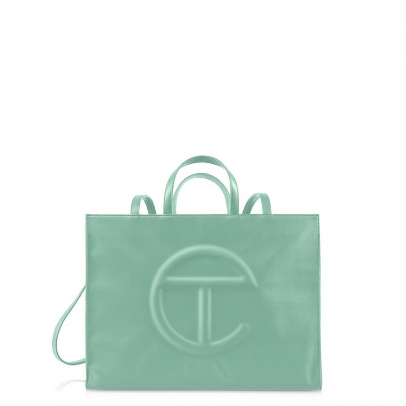 Telfar Large Shopper Tas Olijfgroen | NLDN3640