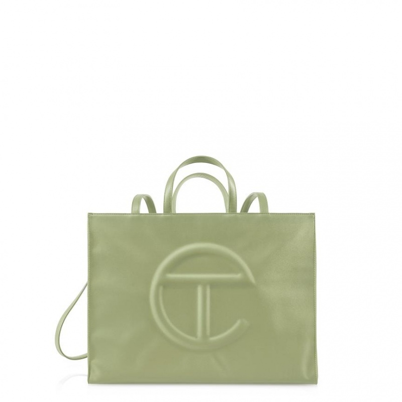 Telfar Large Shopper Tas Olijfgroen | NLPQ3643