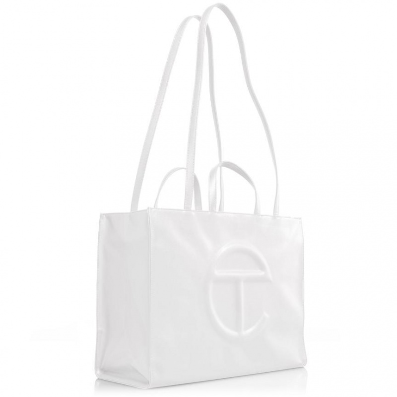 Telfar Large Shopper Tas Wit | NLSO3589