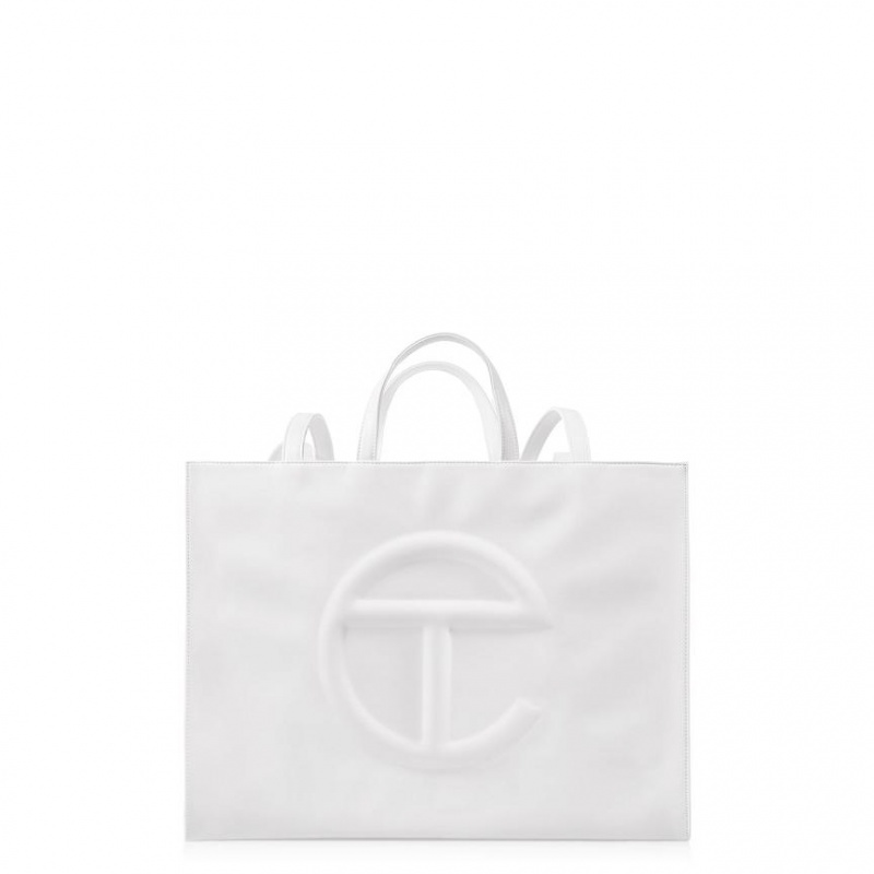 Telfar Large Shopper Tas Wit | NLSO3589