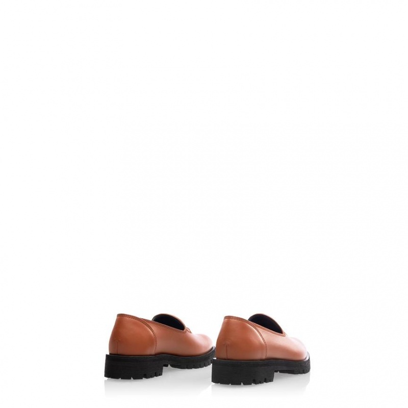 Telfar Logo Loafers Bruin | NLDN3511