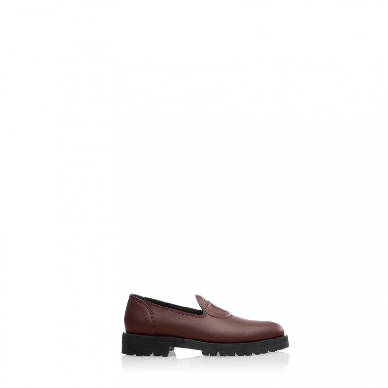 Telfar Logo Loafers Chocola | NLSO3512