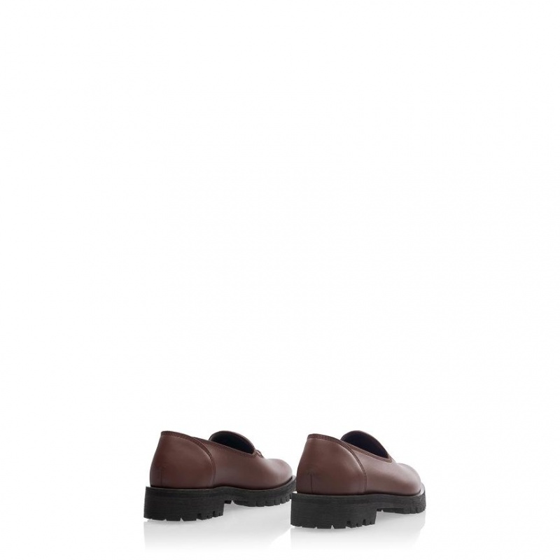 Telfar Logo Loafers Chocola | NLSO3512