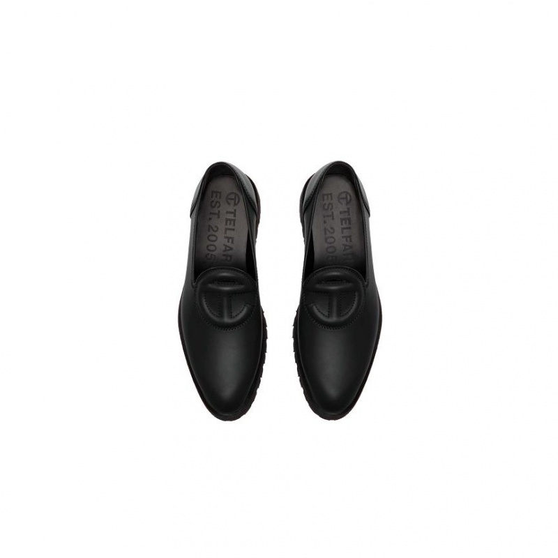 Telfar Logo Loafers Zwart | NLIS3516