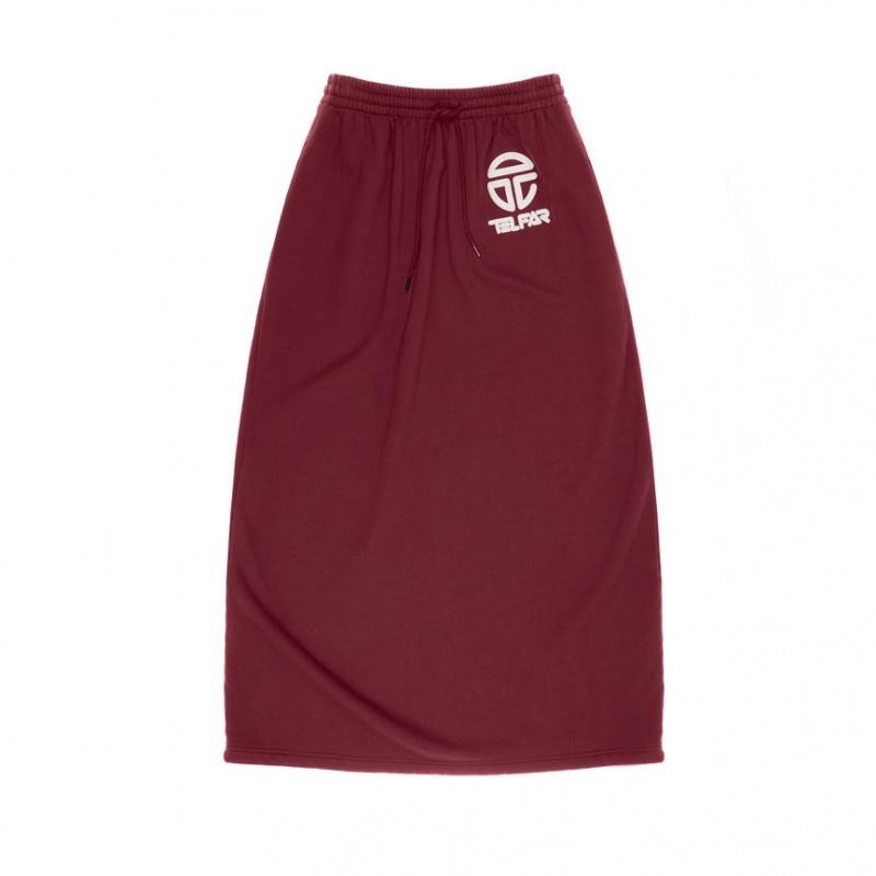 Telfar Long Sweat Rok Bordeaux | NLWY3347