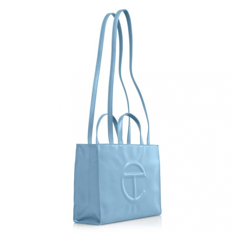 Telfar Medium Shopper Tas Blauw | NLFM3666