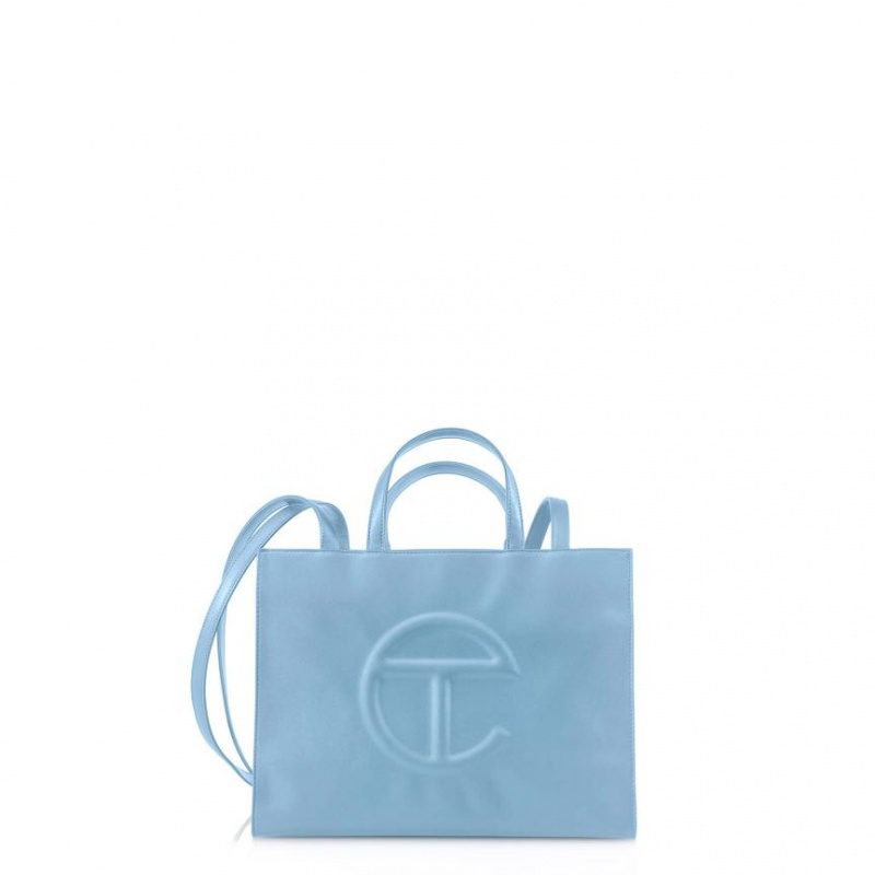 Telfar Medium Shopper Tas Blauw | NLFM3666