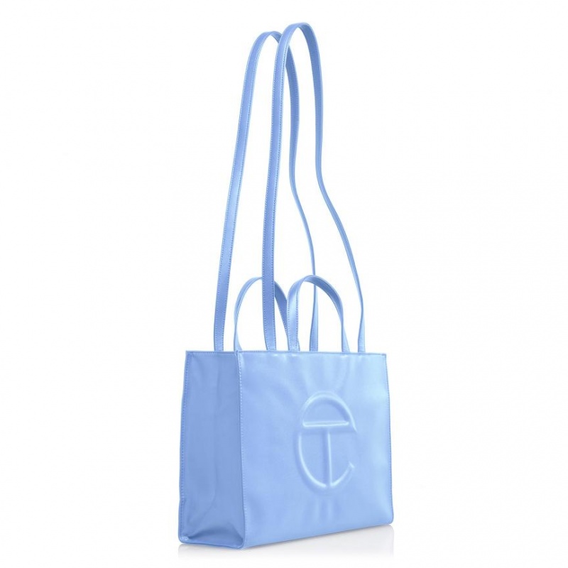 Telfar Medium Shopper Tas Blauw | NLHK3663