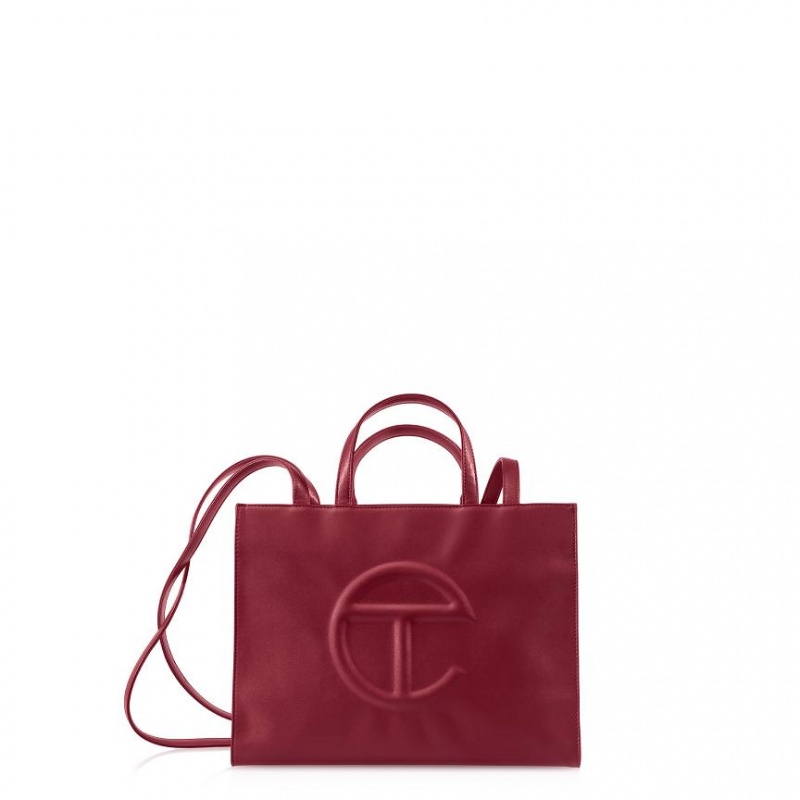 Telfar Medium Shopper Tas Bordeaux | NLQZ3600