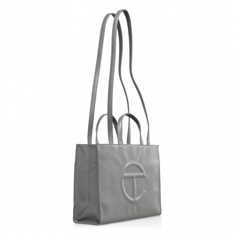 Telfar Medium Shopper Tas Grijs | NLMA3576