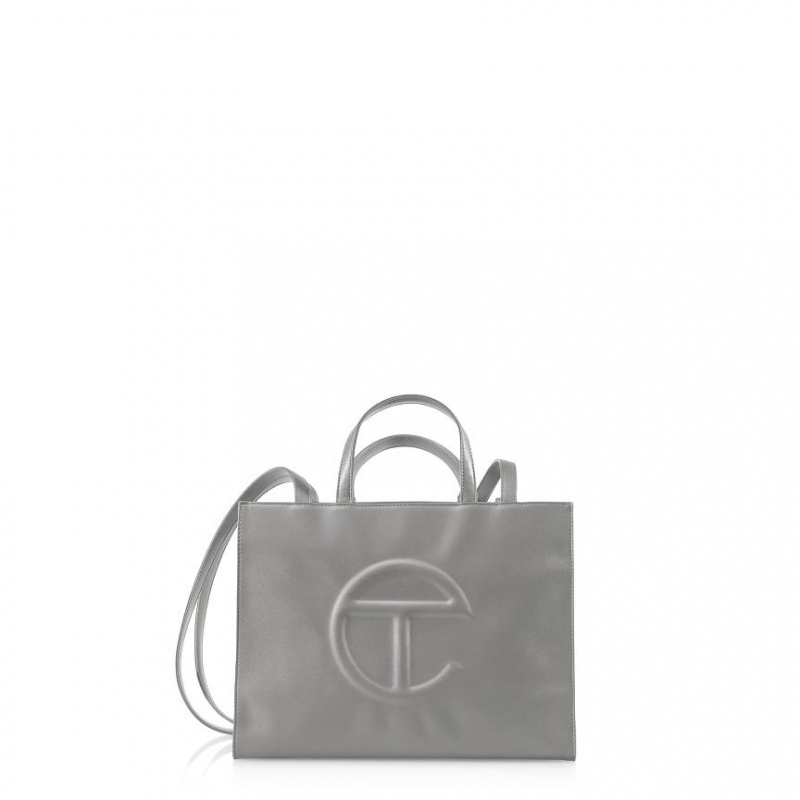 Telfar Medium Shopper Tas Grijs | NLMA3576