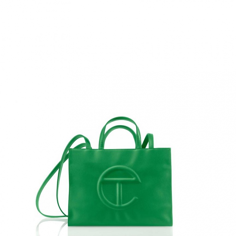 Telfar Medium Shopper Tas Groen | NLWY3651