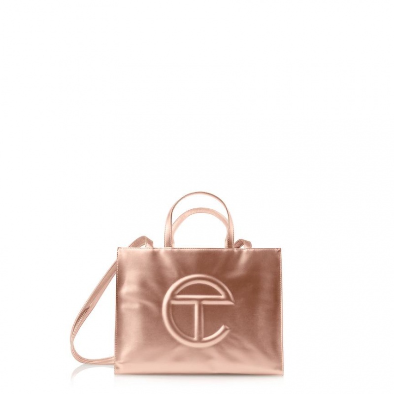 Telfar Medium Shopper Tas Koper | NLFM3684