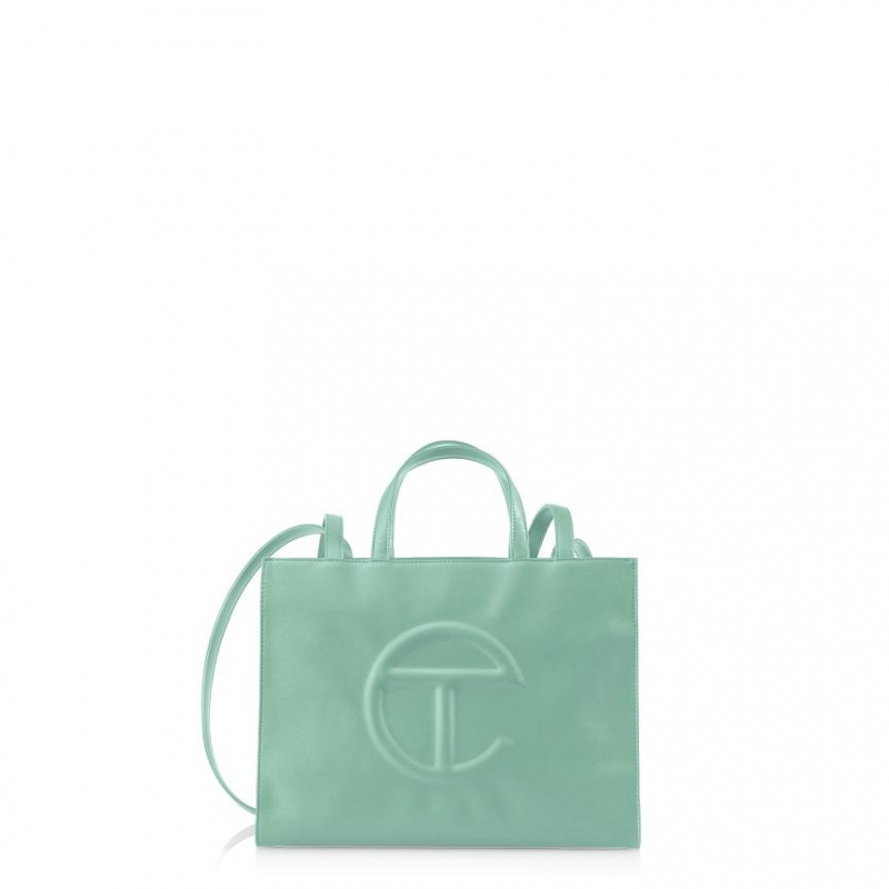 Telfar Medium Shopper Tas Olijfgroen | NLFM3639