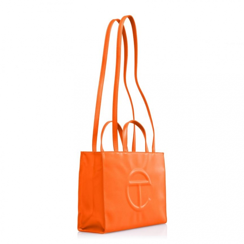 Telfar Medium Shopper Tas Oranje | NLUT3621