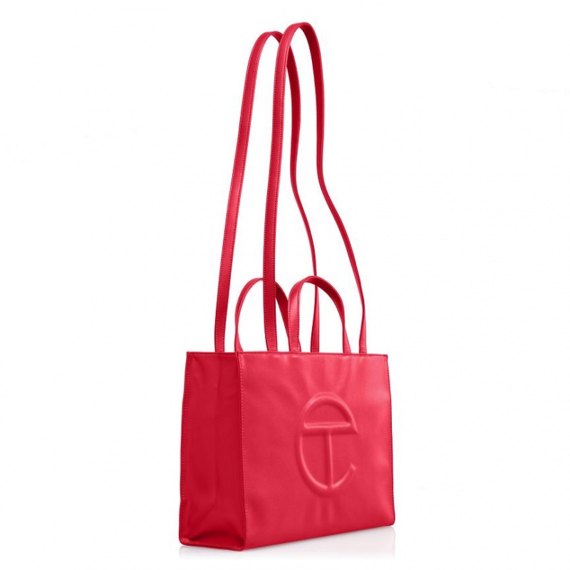 Telfar Medium Shopper Tas Rood | NLDN3615