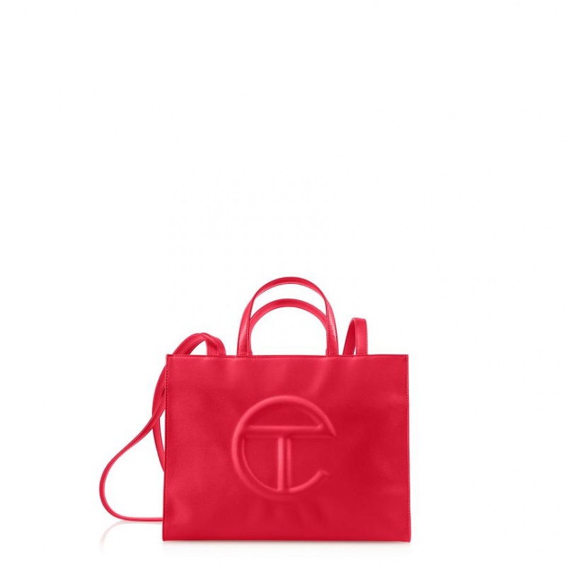 Telfar Medium Shopper Tas Rood | NLDN3615