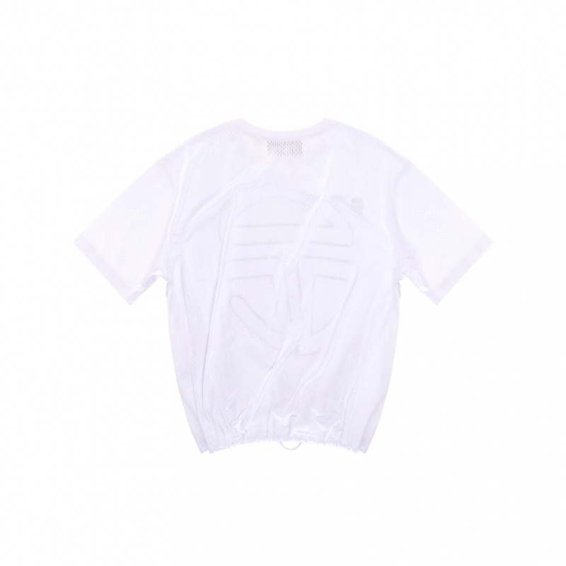 Telfar Mesh Drawstring T-shirts Wit | NLNB3421