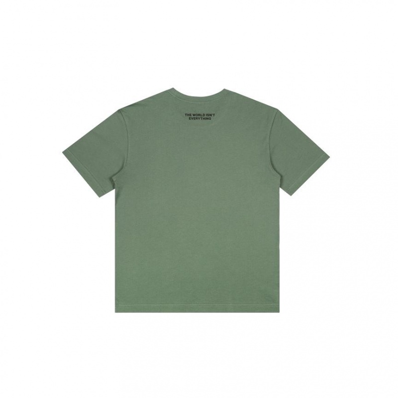 Telfar Monogram- Olive T-shirts Groen | NLVD3396