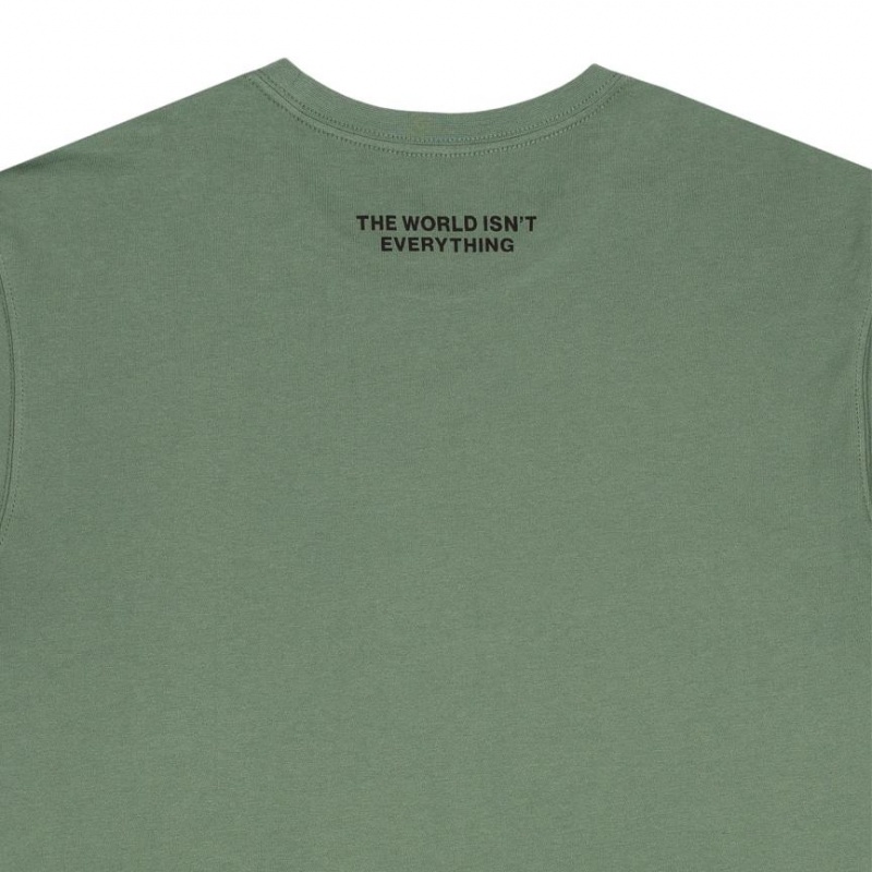 Telfar Monogram- Olive T-shirts Groen | NLVD3396