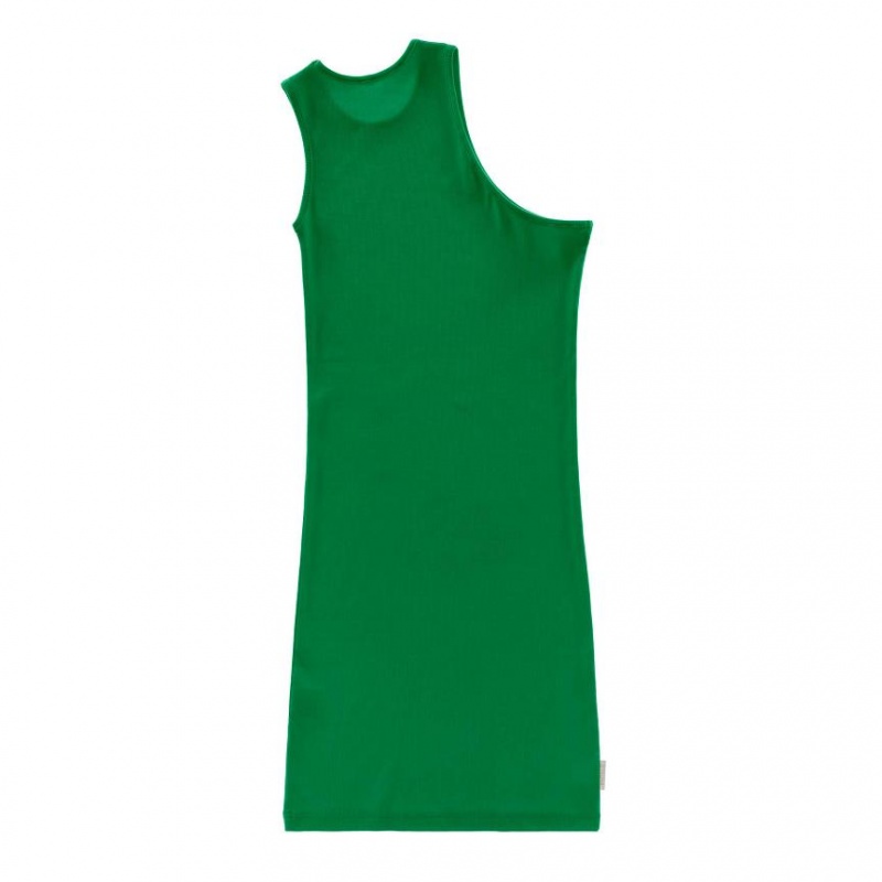 Telfar Rib Knits Half Tunic Tanktop Groen | NLRW3468