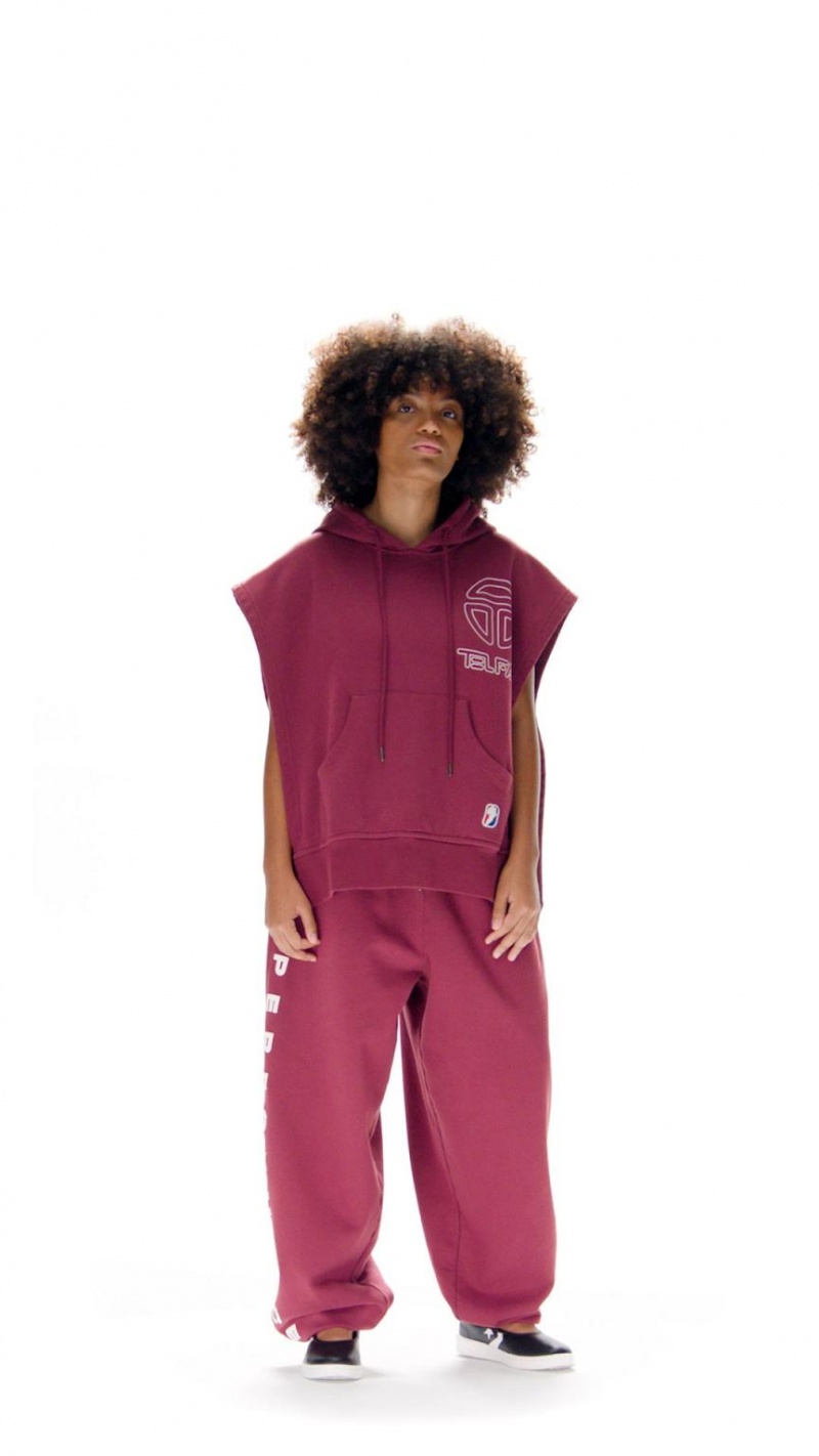 Telfar Sideless Hoodie Bordeaux | NLTV3007