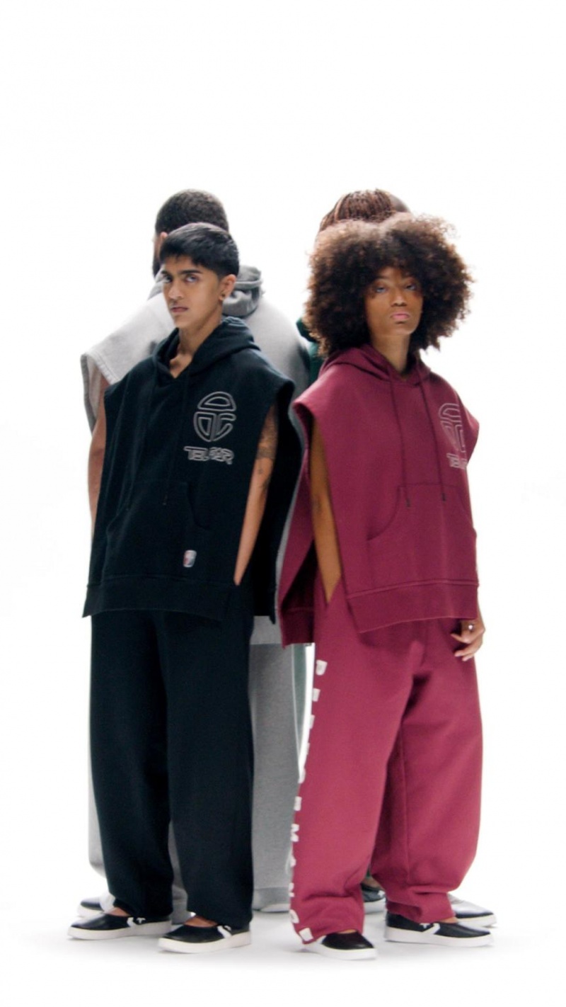 Telfar Sideless Hoodie Bordeaux | NLTV3007