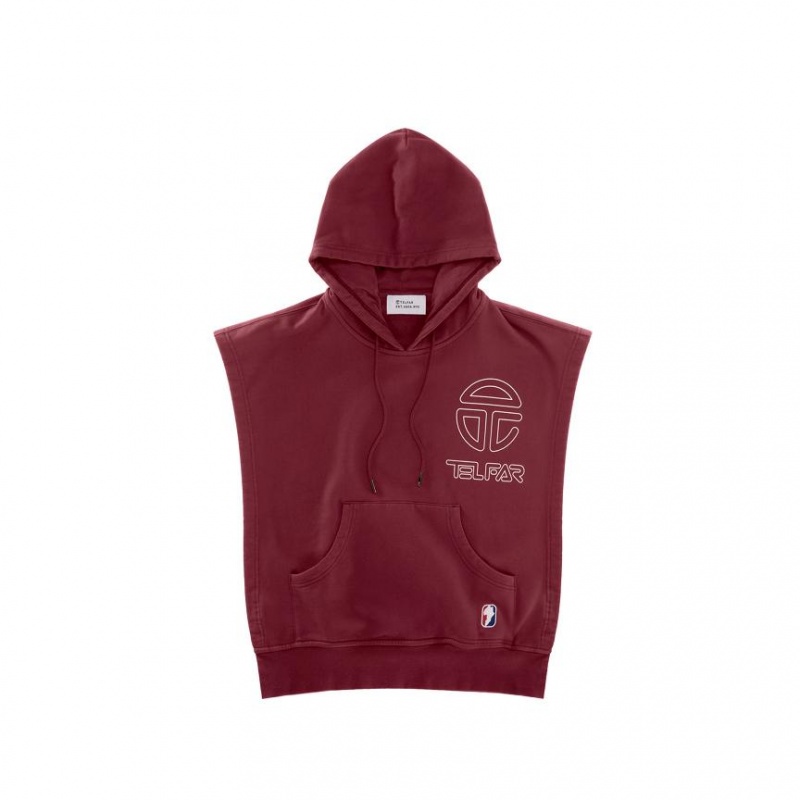 Telfar Sideless Hoodie Bordeaux | NLTV3007