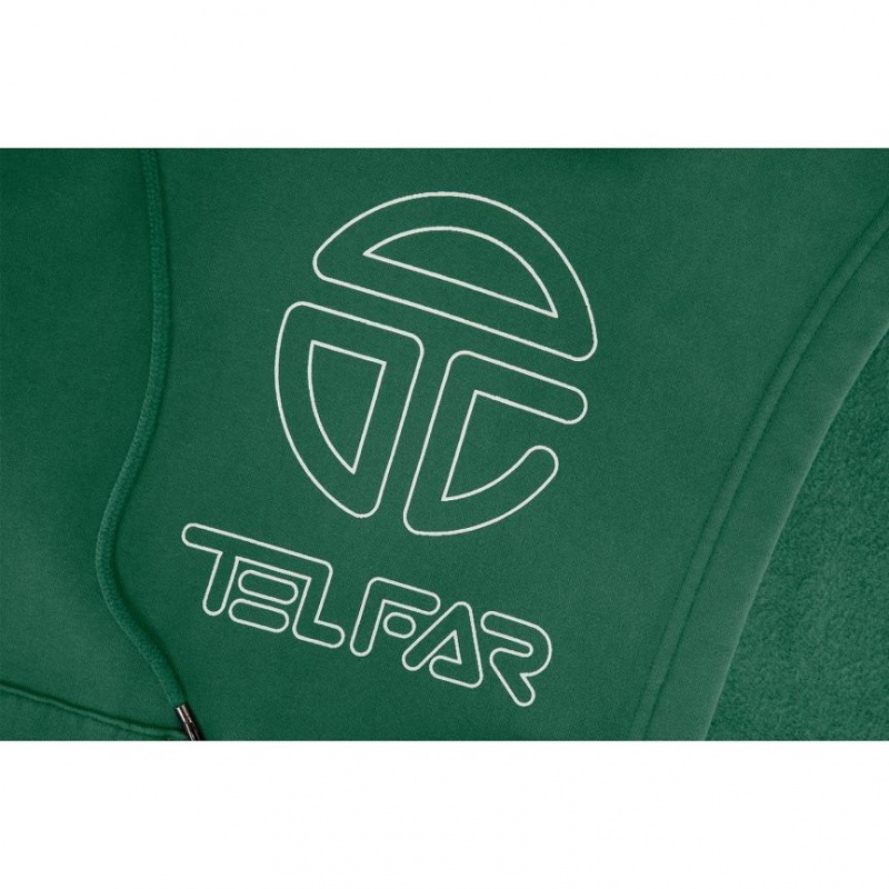 Telfar Sideless Hoodie Donkergroen | NLQZ3011