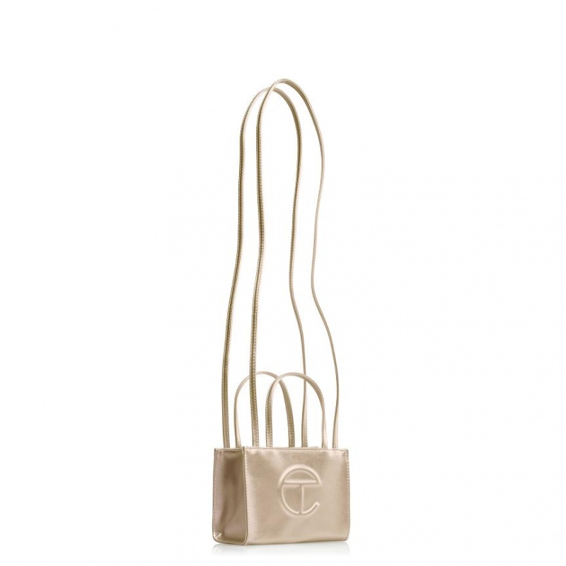 Telfar Small Shopper Tas Goud | NLMA3680