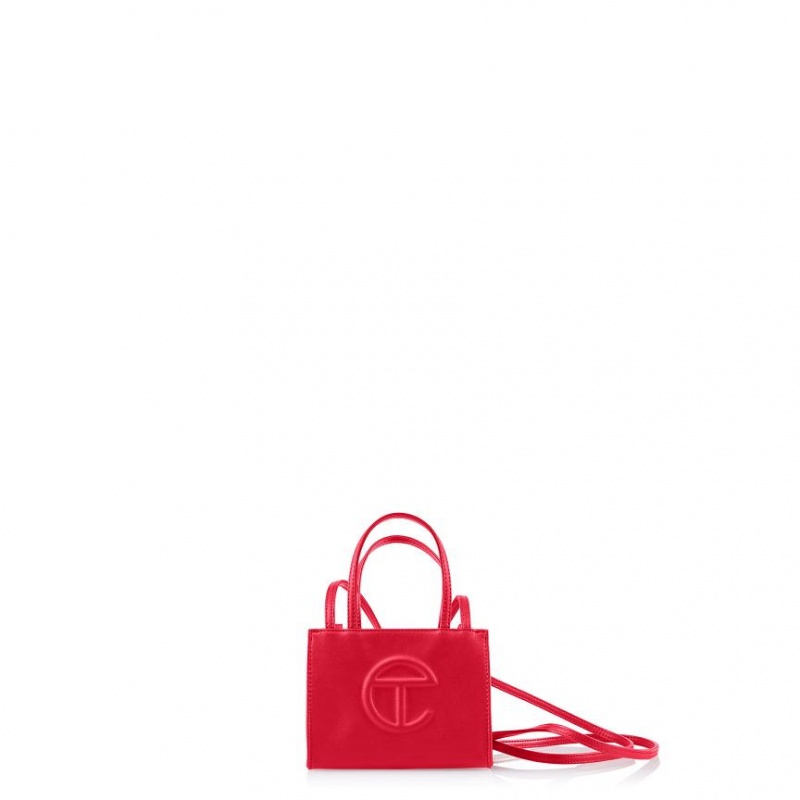 Telfar Small Shopper Tas Rood | NLFM3614