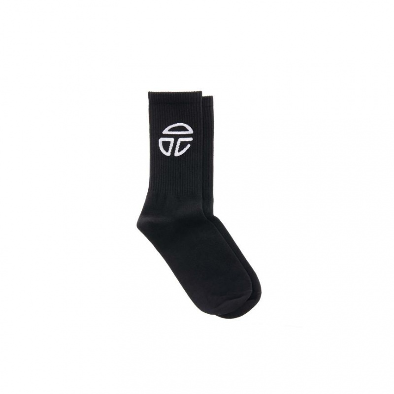 Telfar Socks Atletische Logo R Sokken Zwart | NLNB3155