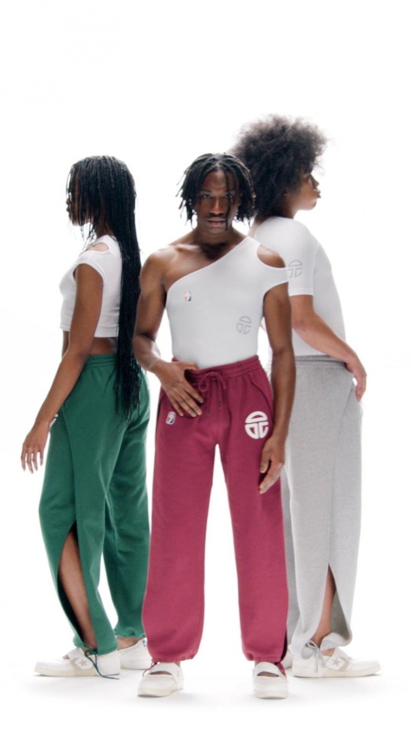 Telfar Split Joggingbroek Bordeaux | NLDN3354