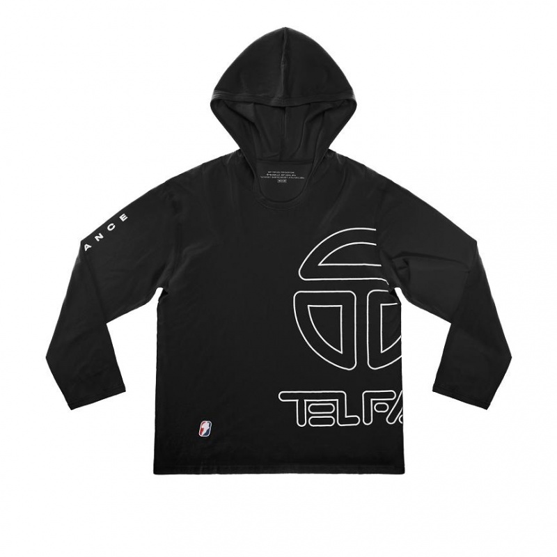 Telfar T Hoodie Zwart | NLNB3013